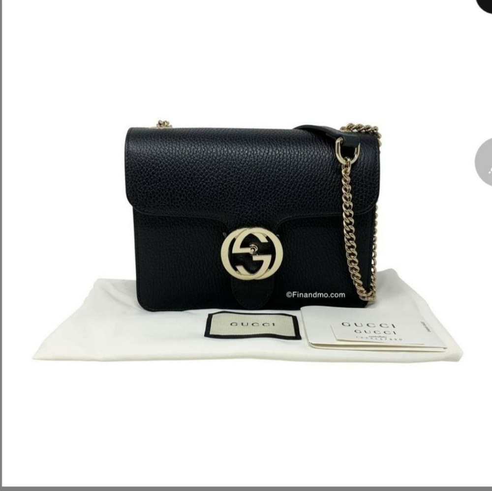 Gucci Dollar Calf Nero handbag